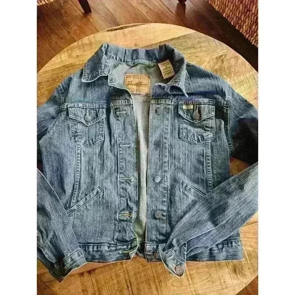 Levi Strauss Signature Sz S Trucker Jean Jacket Womens Blue Denim - Picture 5 of 9